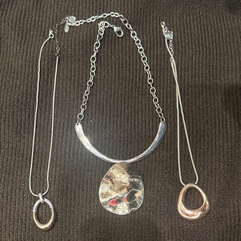 Elegant Silver and Gold Necklaces